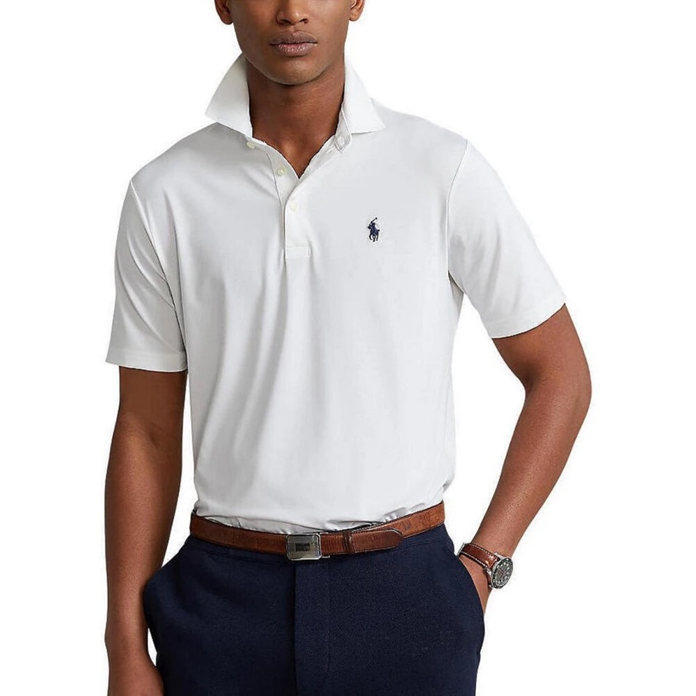 Polo Ralph Lauren Classic Fit Solid Performance Stretch Short Sleeve Polo Shirts